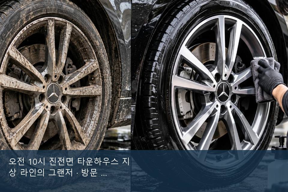 오전 10시 진전면 타운하우스 지상 라인의 그랜저 · 방문 전에 확인한 것